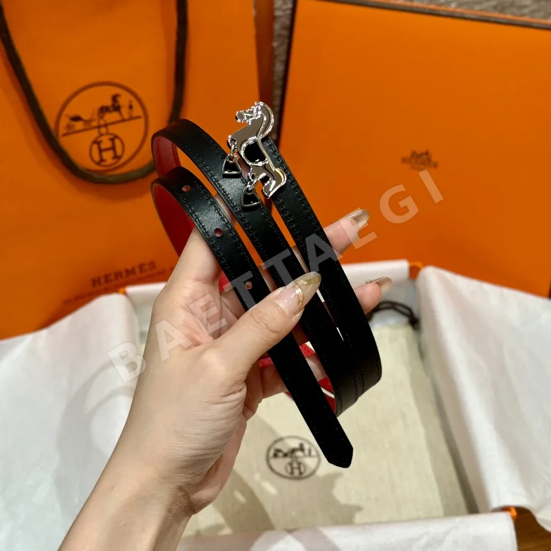 에르메스 그레넌 양면 송아지가죽 벨트 상세 이미지 5
