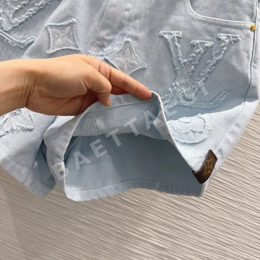 루이비통 모노그램 자카드 여성 바지 상세 이미지 5