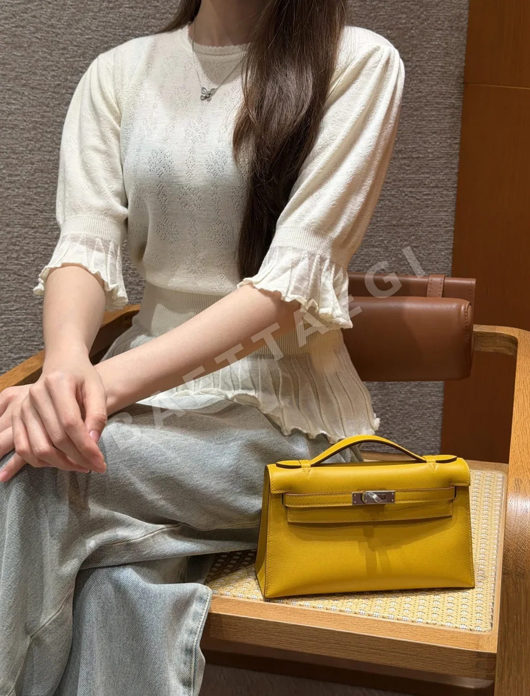 에르메스 켈리 클러치 Swift 가죽 가방 상세 이미지 4