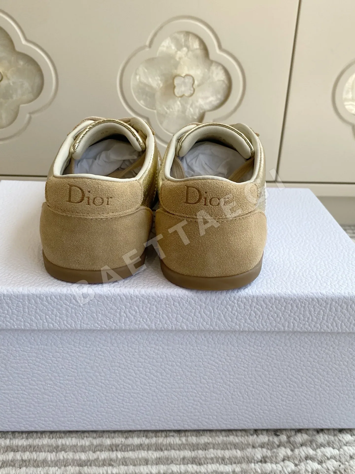 디올 D-스케치 스니커즈 스웨이드 카프스킨151441 상세 이미지 8