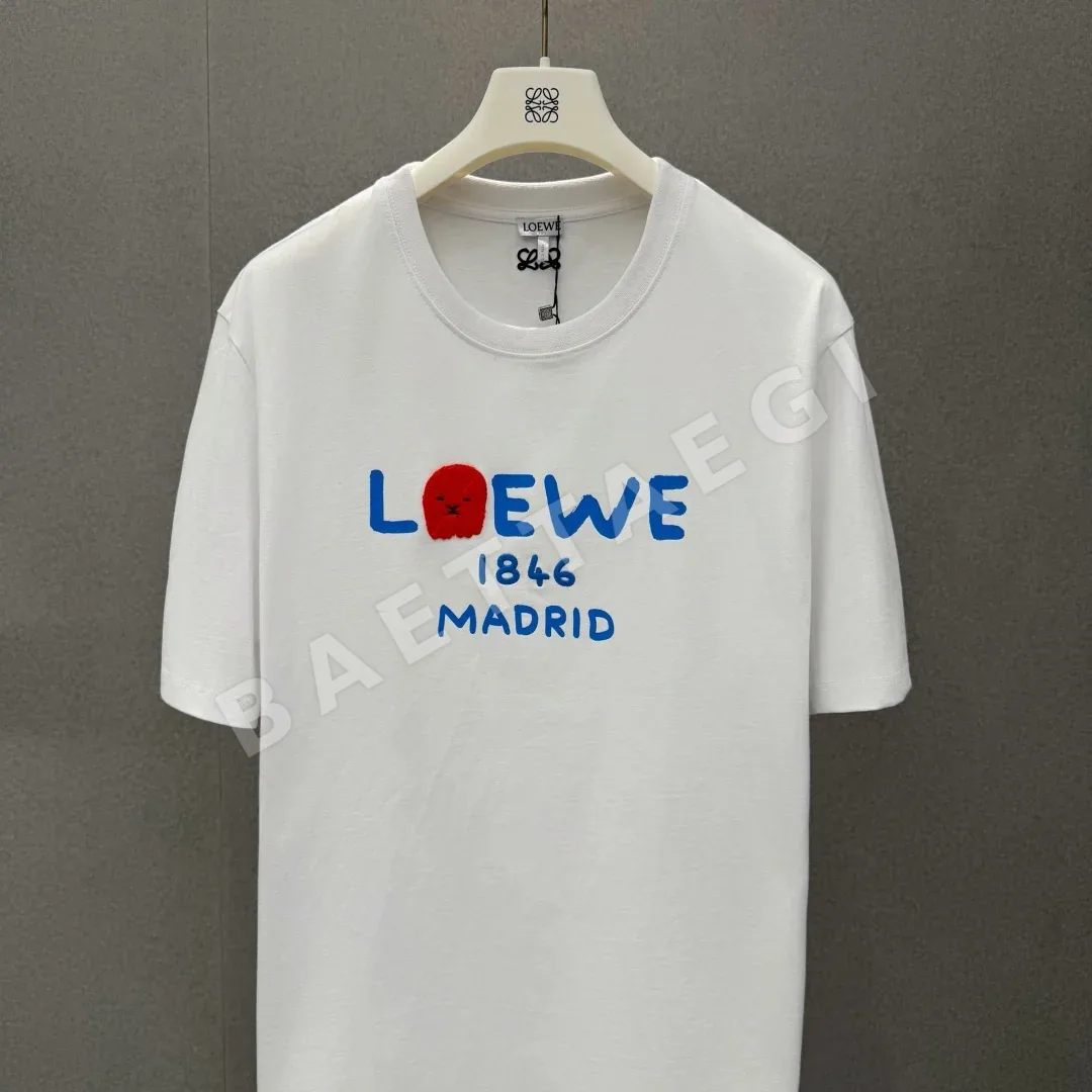 로에베 코튼 루즈핏 남성 반팔 티셔츠 상세 이미지 3