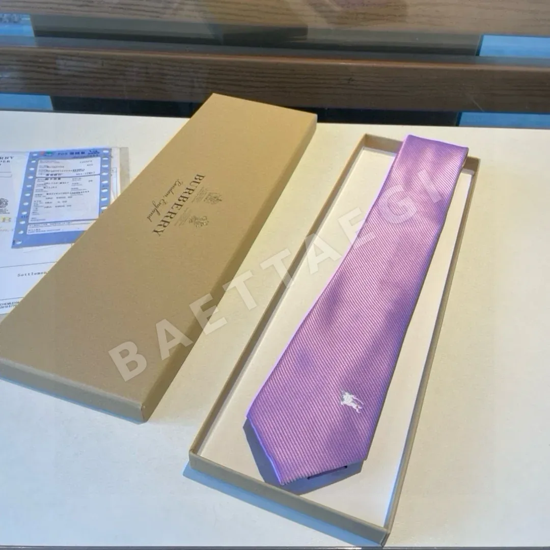 버버리 빈티지 체크 자카드 실크 넥타이 상세 이미지 3