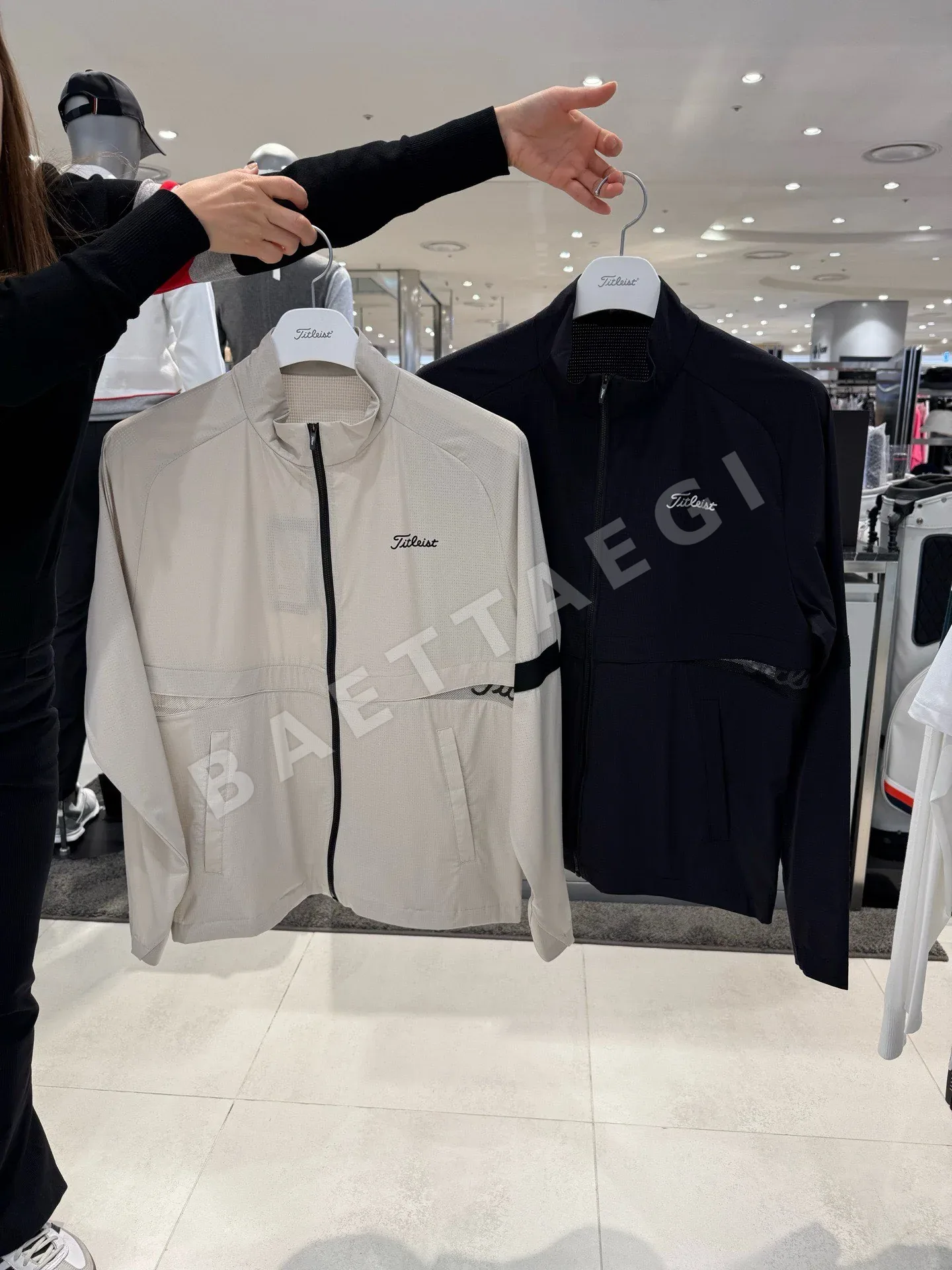 타이틀리스트 남성 얇은 자외선 차단 스포츠 재킷 상세 이미지 2