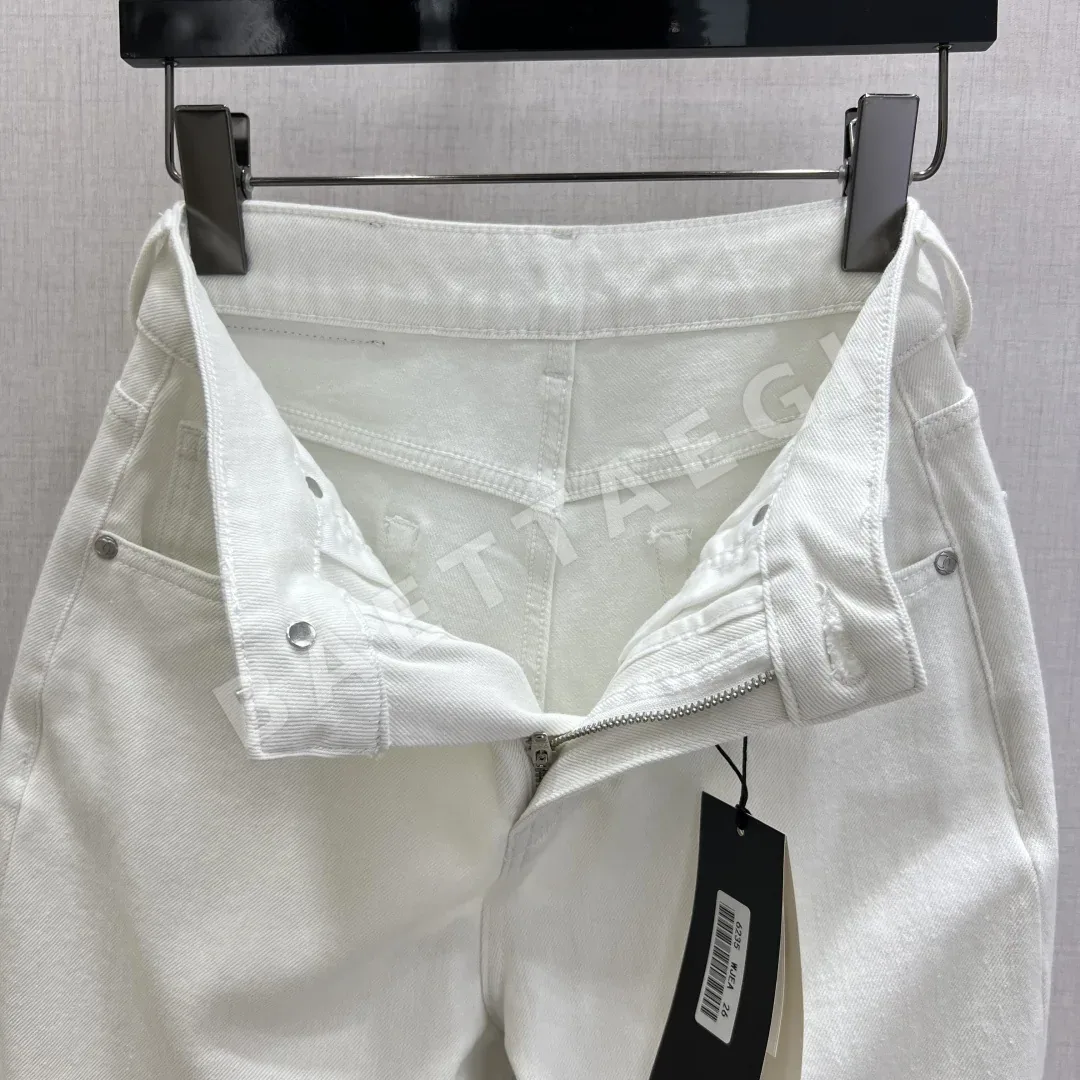 샤넬 스트레이트 레그 텐셀 여성 바지 상세 이미지 2