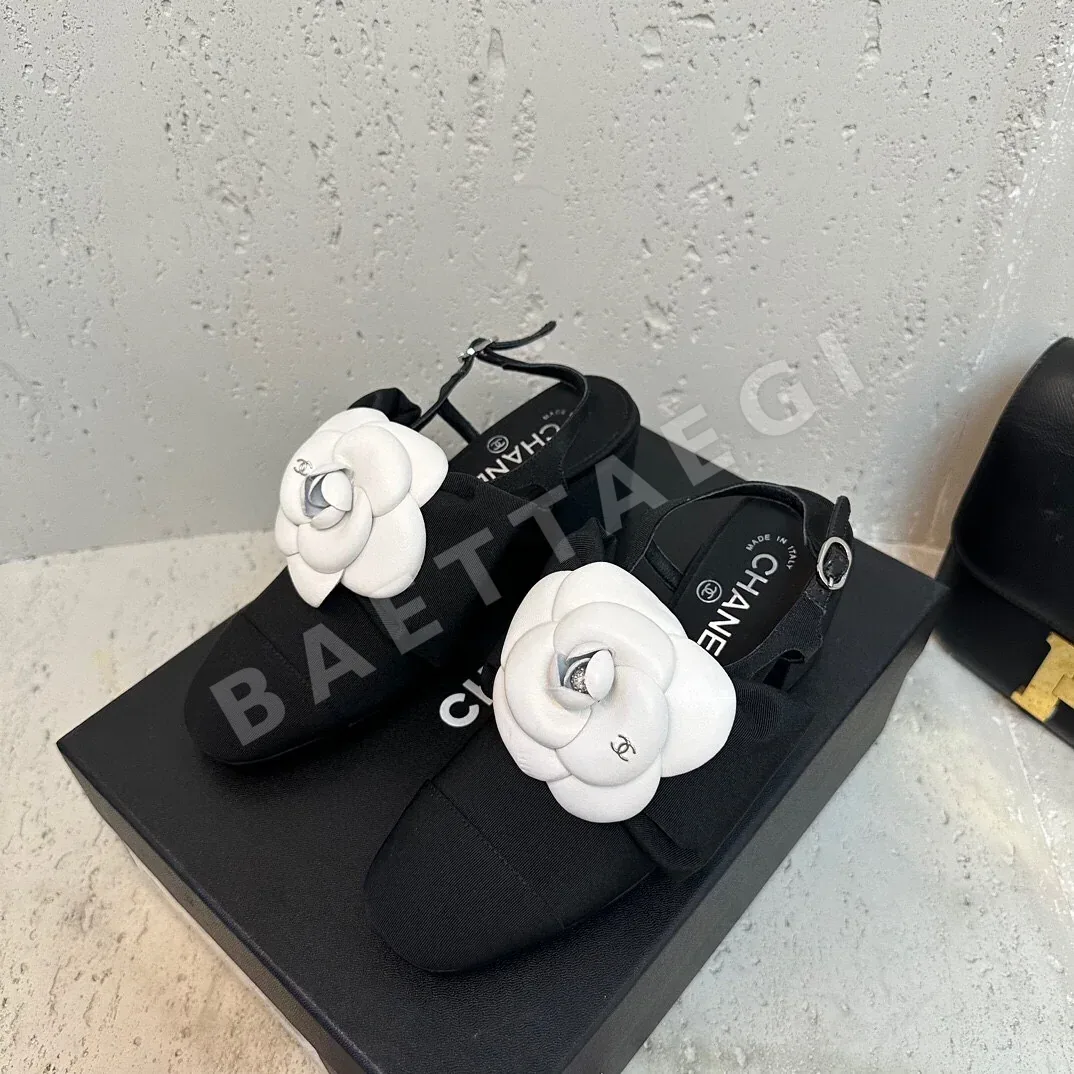 샤넬 까멜리아 플랫 샌들 3569 상세 이미지 6