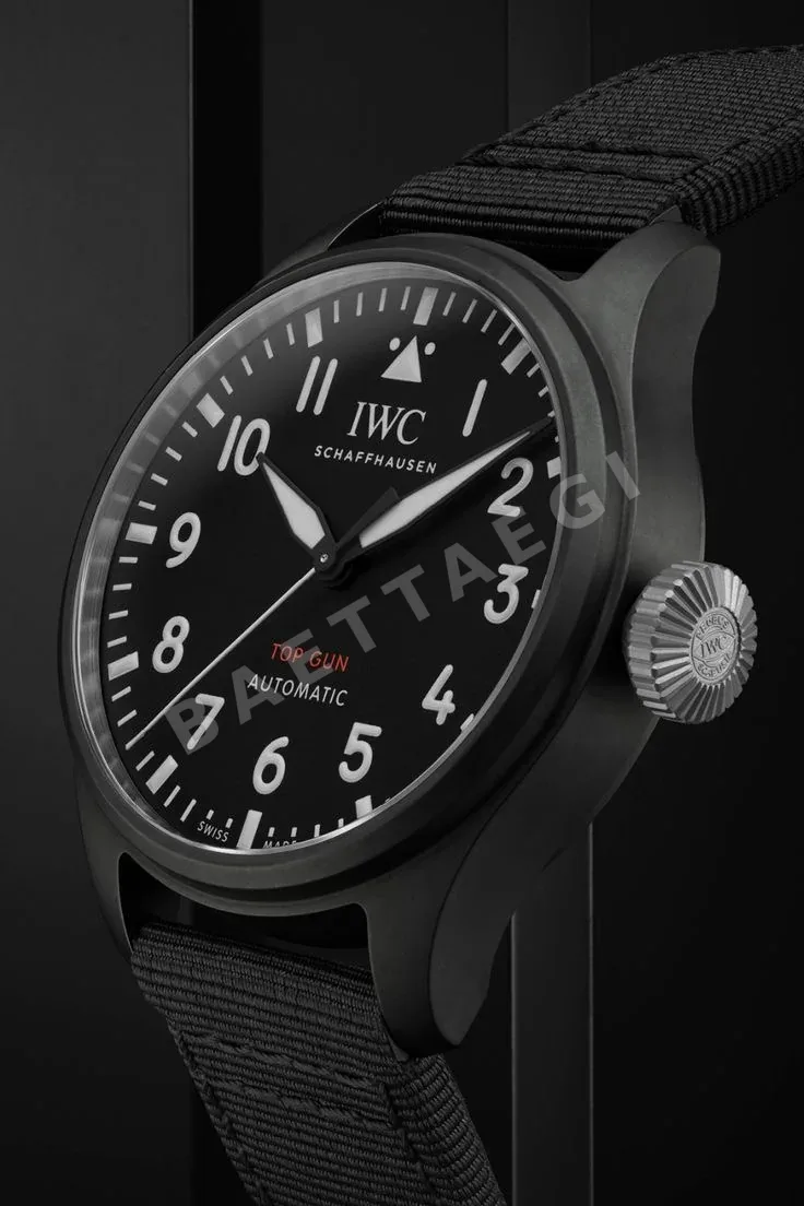 IWC 탑건 블랙 세라믹 시계 상세 이미지 8