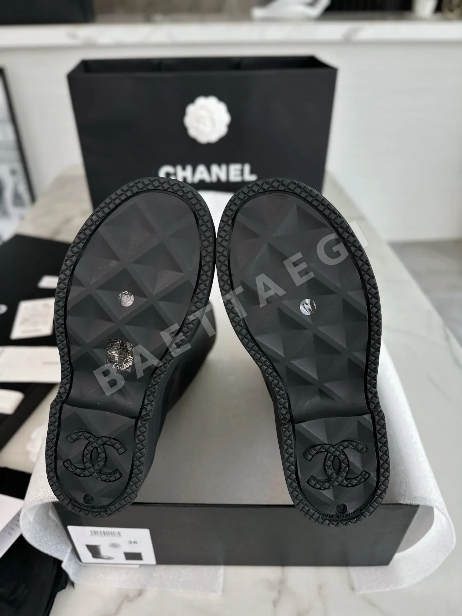 샤넬 빈티지 레인부츠 3425 상세 이미지 9
