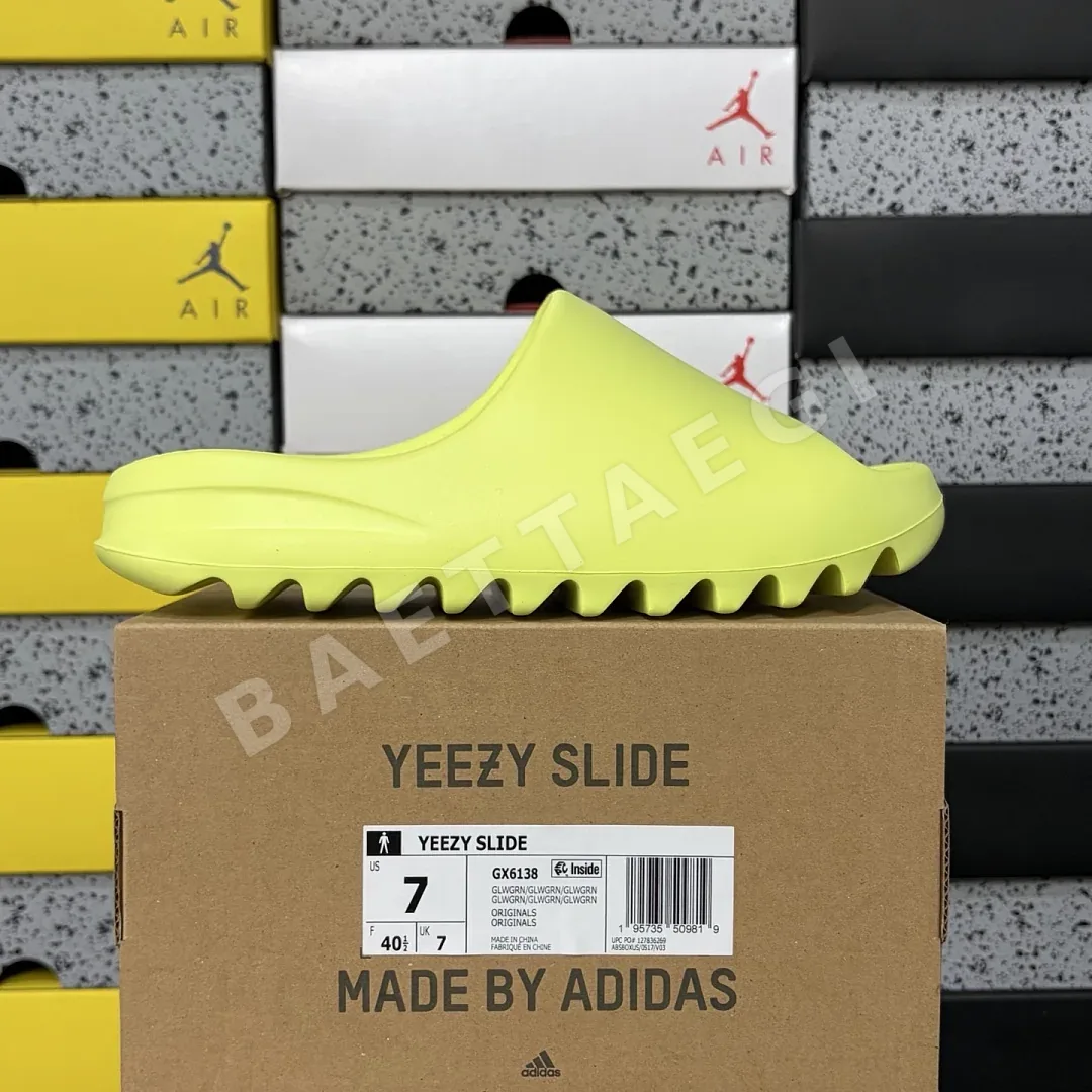 아디다스 [LW] 이지 슬라이드 GX6138 200625 Adidas Yeezy Slide Glow Green