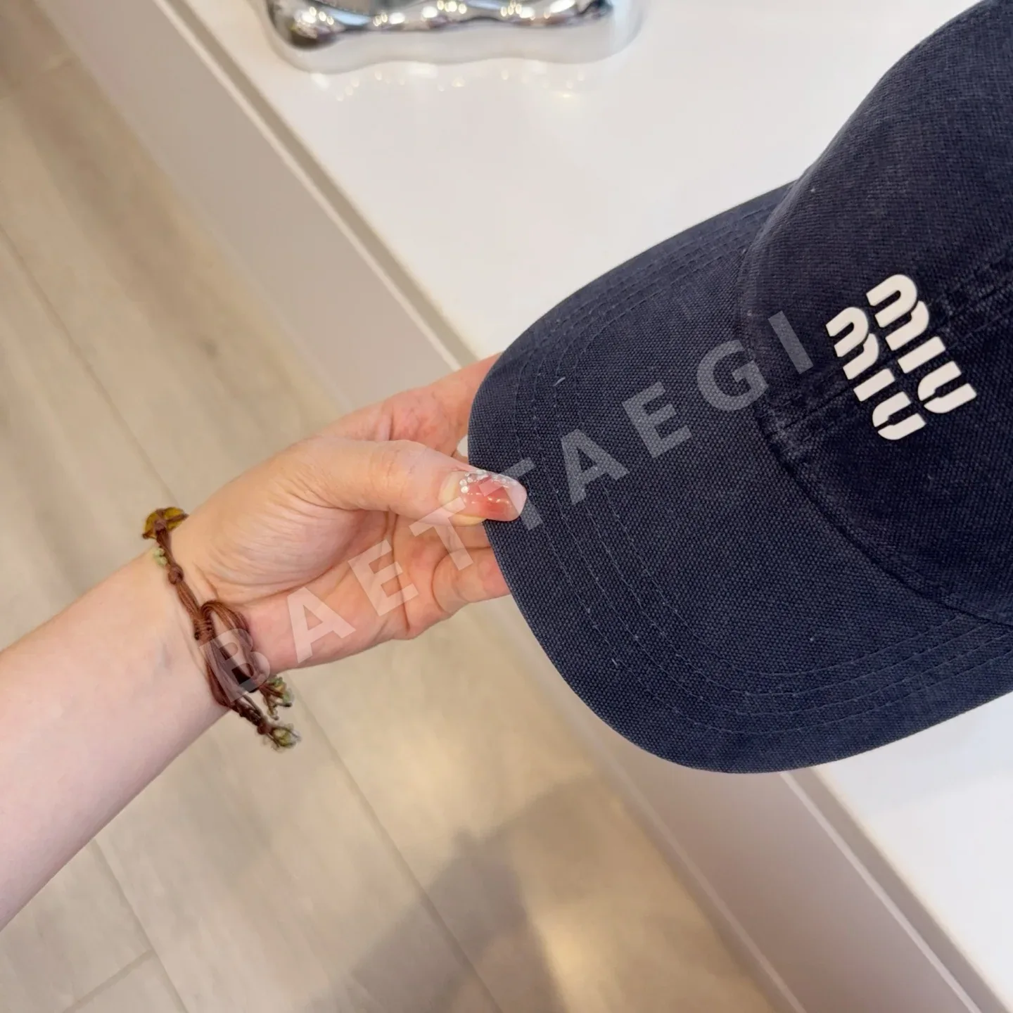 미우미우 모자 80896 Miu Miu Cap 상세 이미지 3