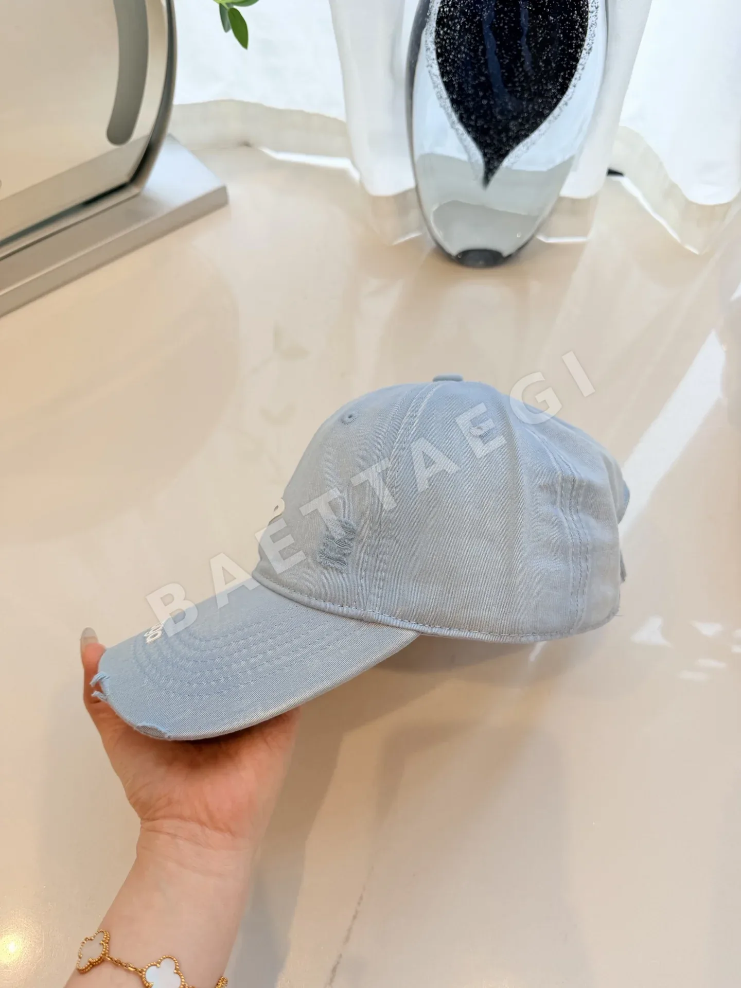 발렌시아가 마카롱 베이스볼 캡 상세 이미지 3