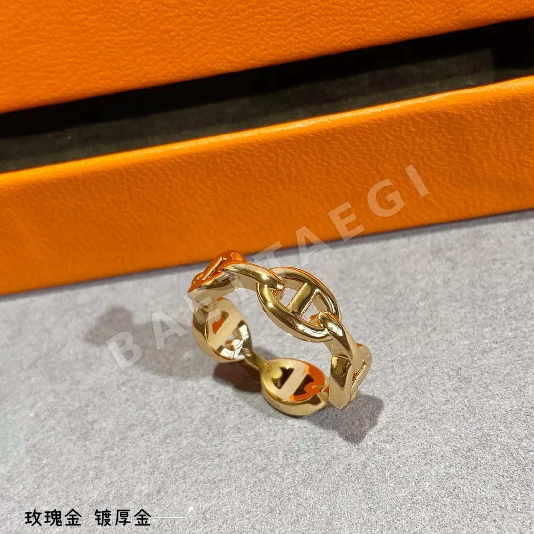 에르메스 팔랑두르 실버 반지 상세 이미지 5