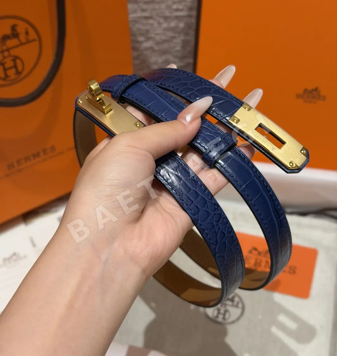 에르메스 켈리 버클 엡솜 카프스킨 벨트 18mm 상세 이미지 3