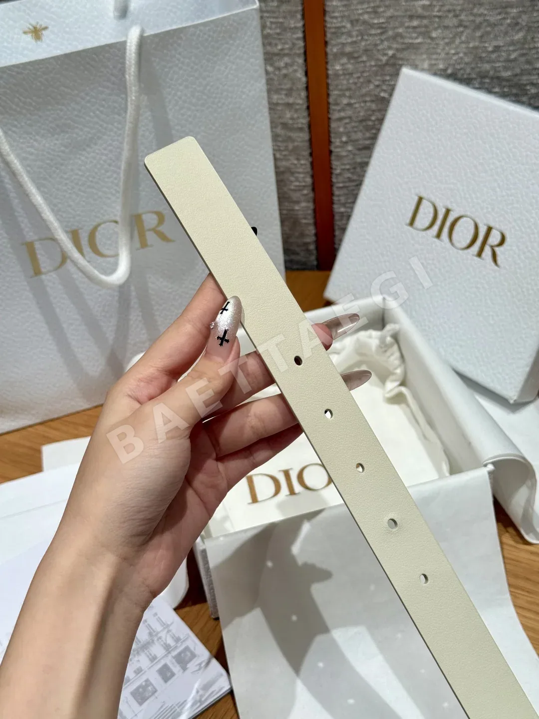 디올 JD280 메다이옹 소가죽 벨트 상세 이미지 5
