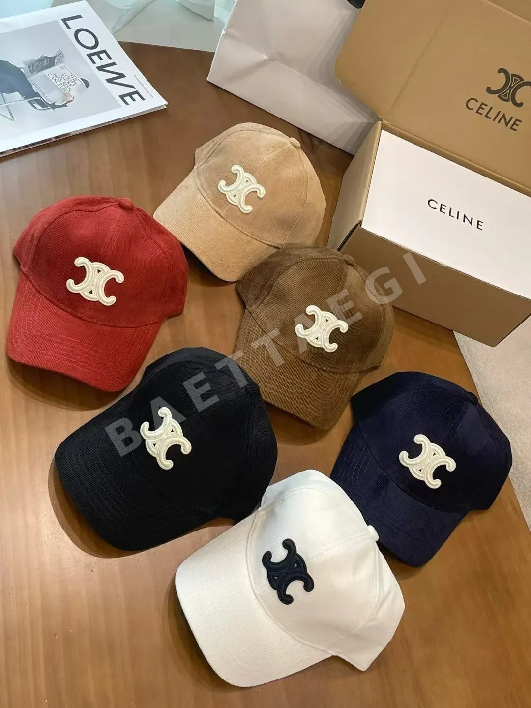 셀린느 코듀로이 베이스볼 캡 상세 이미지 6