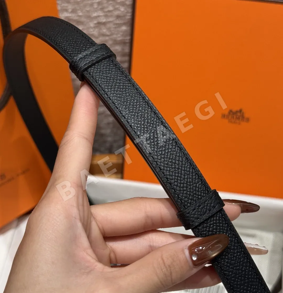 에르메스 켈리 팔라듐 버클 헌터 가죽 벨트 상세 이미지 8