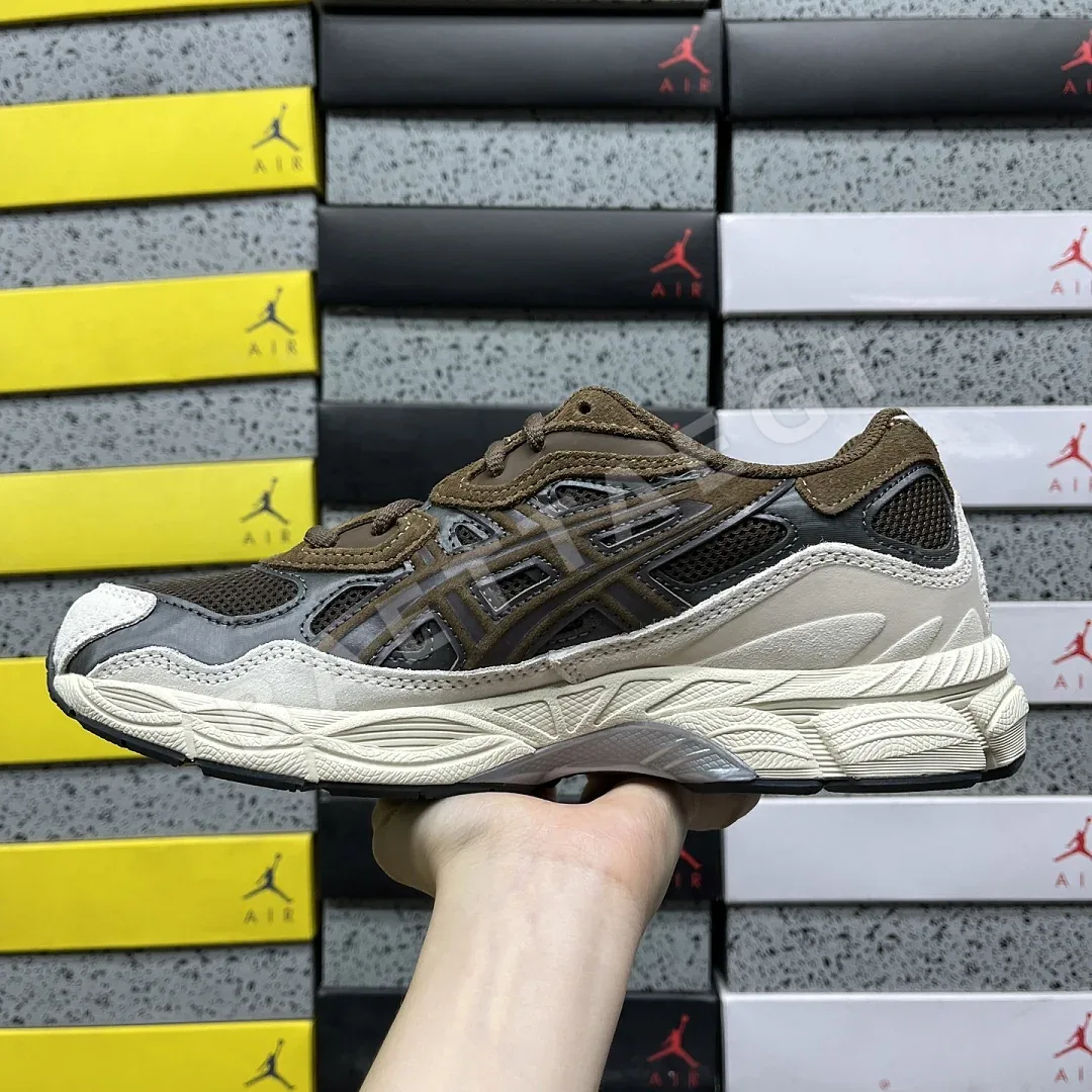 아식스 [ZC] 젤 NYC 1203A383-201 200518 Asics Gel-NYC Brown Storm Black Coffee 상세 이미지 7