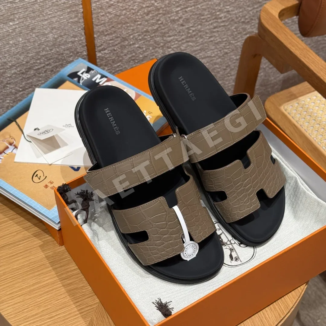 에르메스 시프레 샌들 에투프 악어가죽 상세 이미지 8