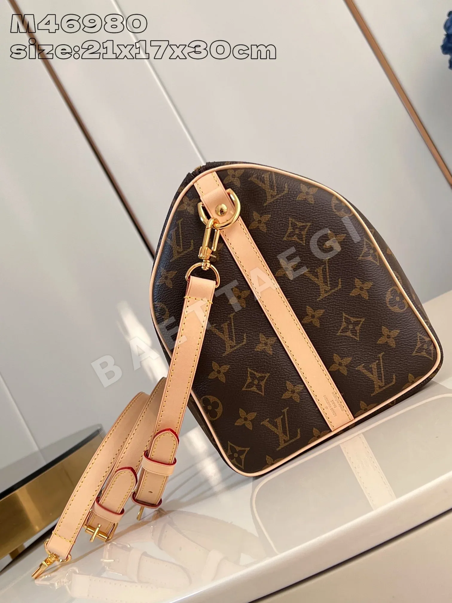 루이비통 스피디 골드 하드웨어 핸드백 M46980 상세 이미지 3