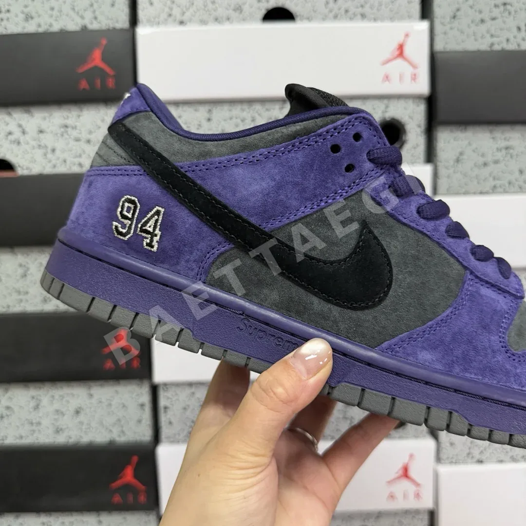 나이키 [S2] SB 덩크 로우 HQ8487-500 201033 Nike SB Dunk Low Supreme 94 Ink 상세 이미지 8