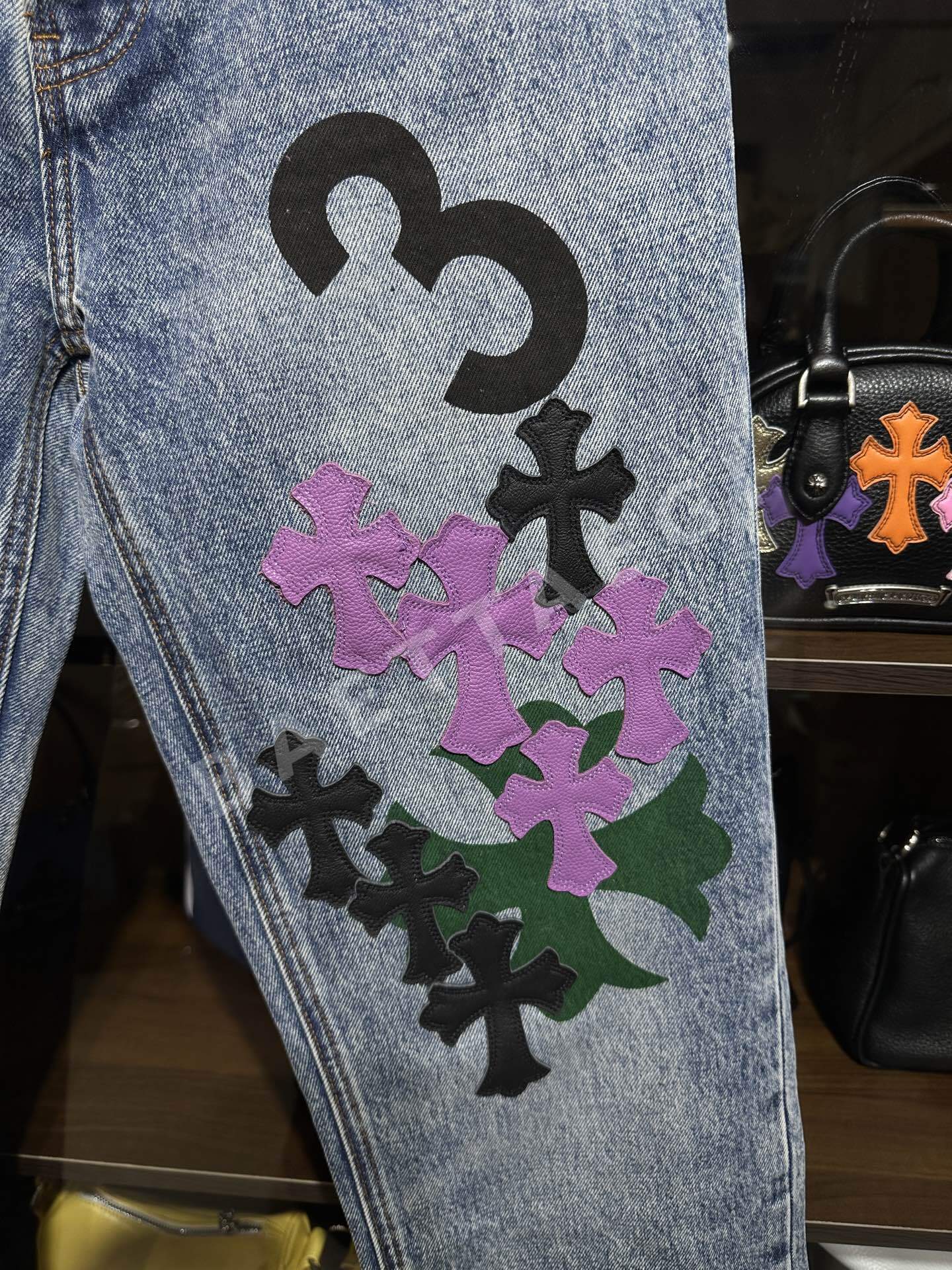 크롬하츠 남성 바지 164055 Chrome Hearts Pants 상세 이미지 7