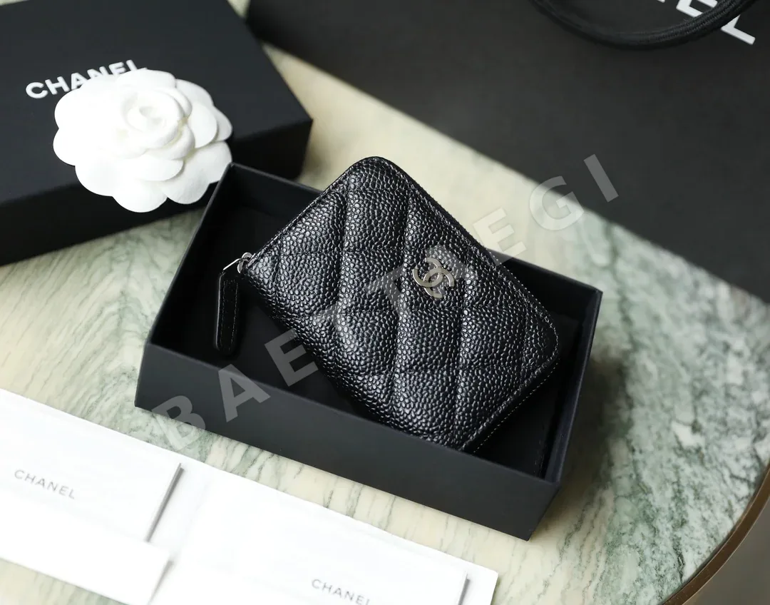 샤넬 클래식 캐비아 지퍼 동전지갑 상세 이미지 2