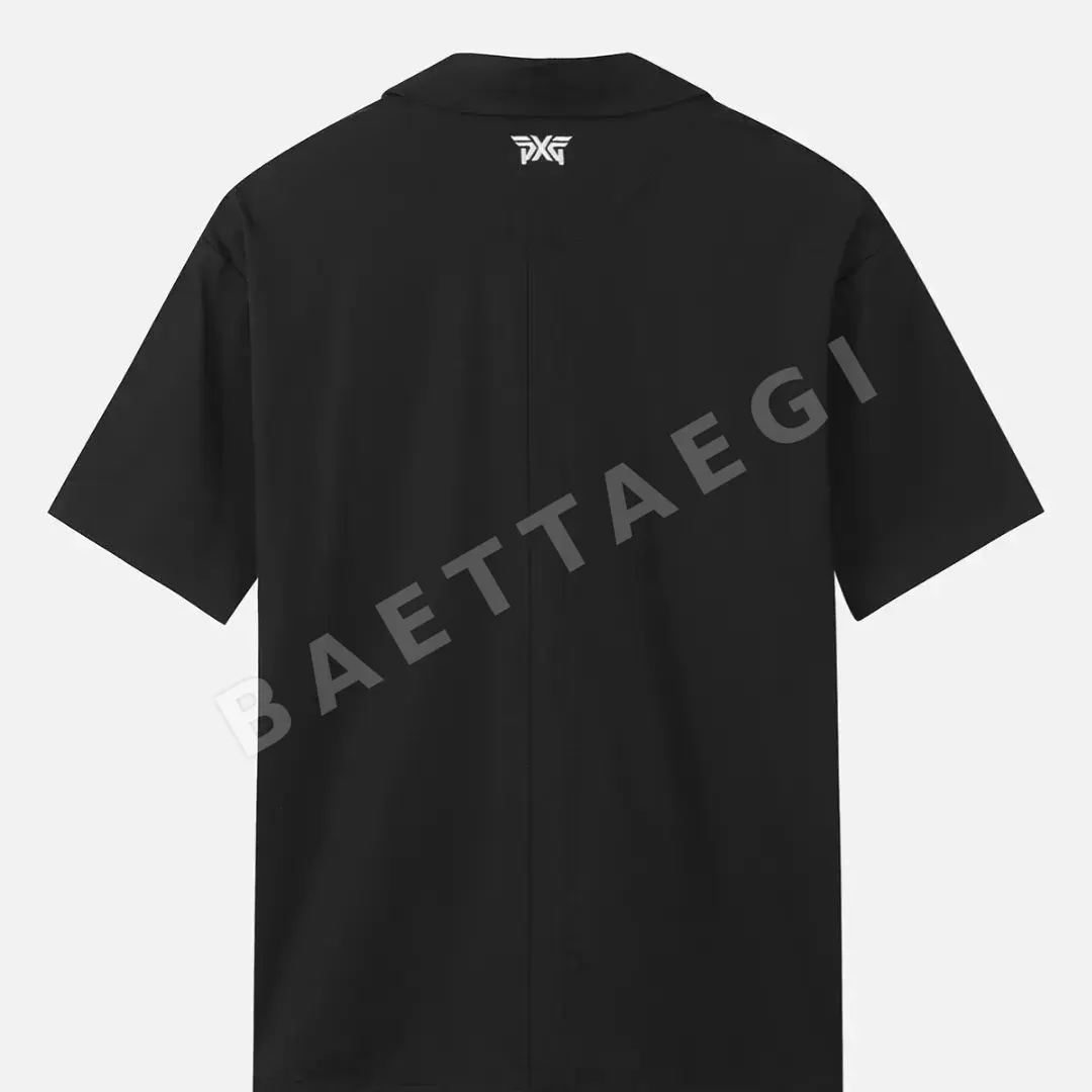 PXG 남성 하프 지퍼 카라 반팔 골프웨어 상세 이미지 4