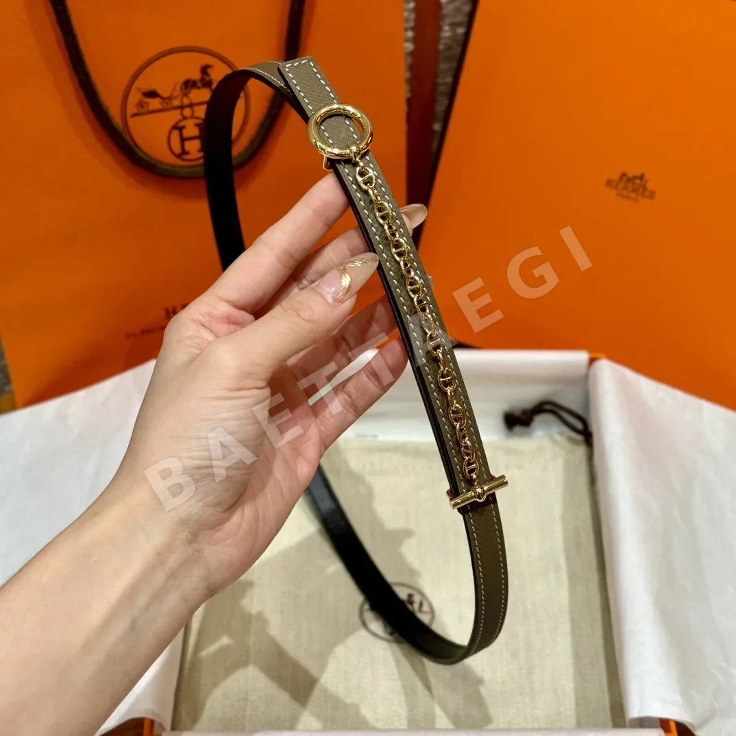 에르메스 팔라듐 도금 메탈 벨트 175202