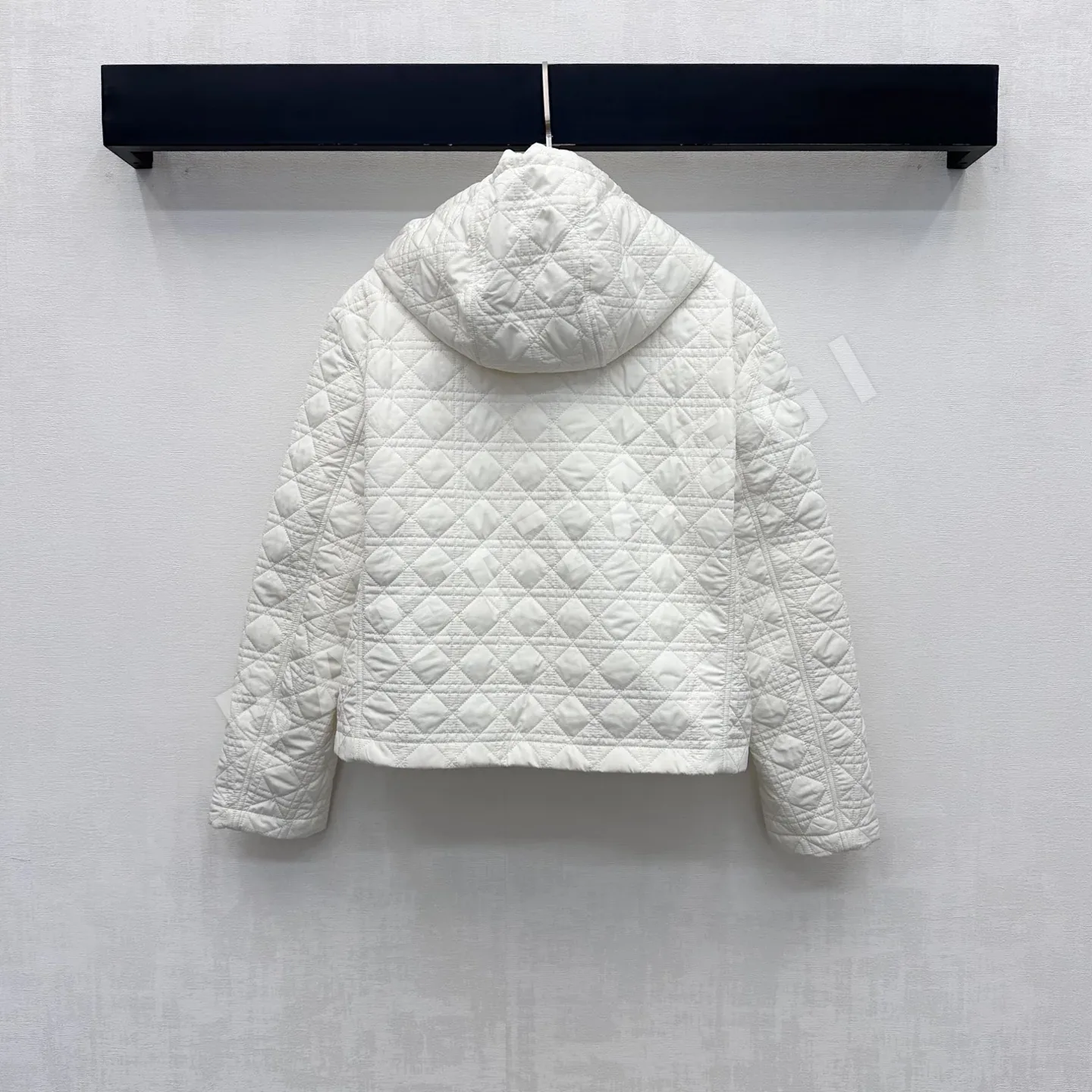 디올 후드 다이아몬드 패턴 코튼 자켓 상세 이미지 7