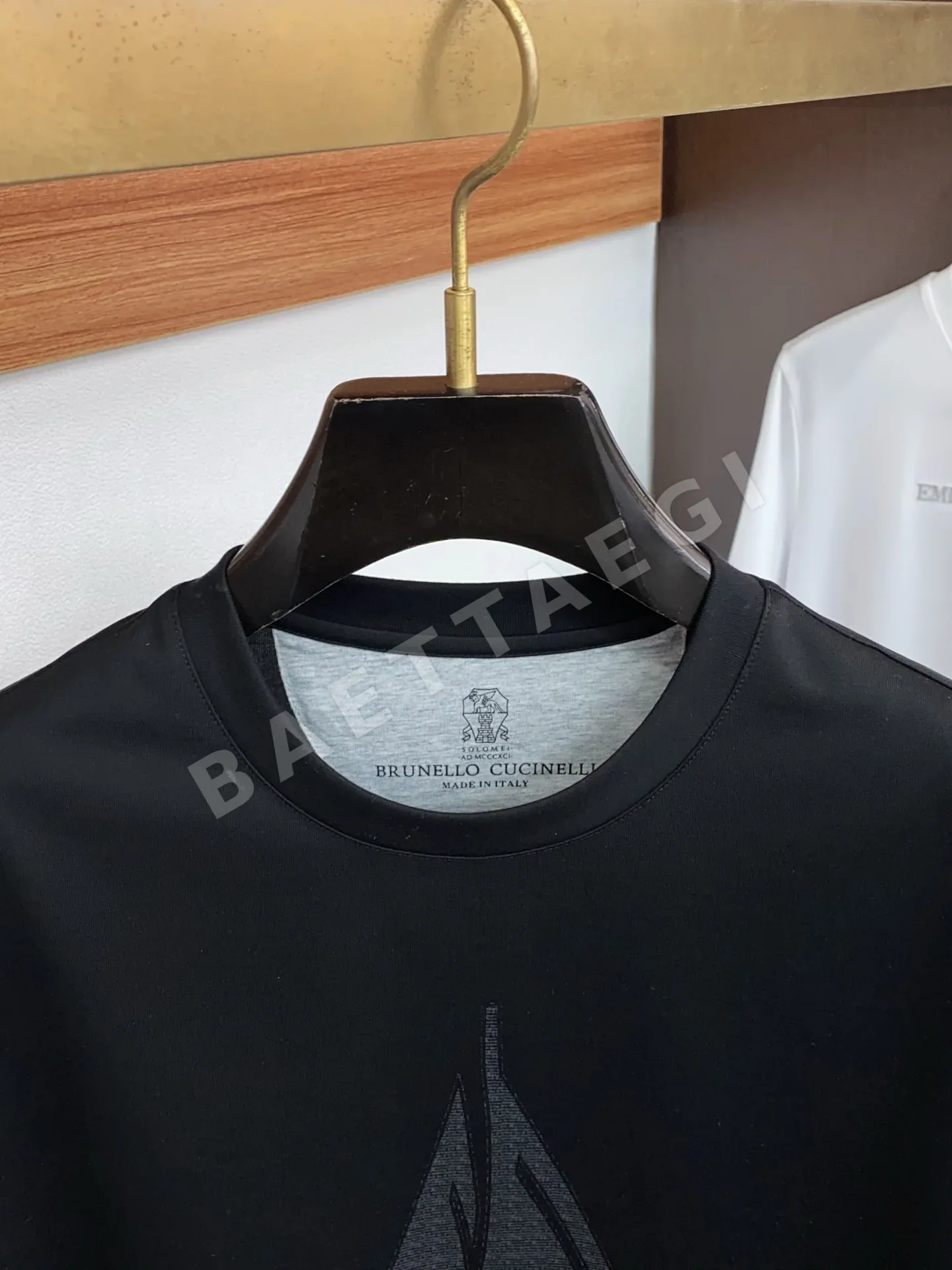 브루넬로쿠치넬리 커스텀 양면 반팔 티셔츠 상세 이미지 3