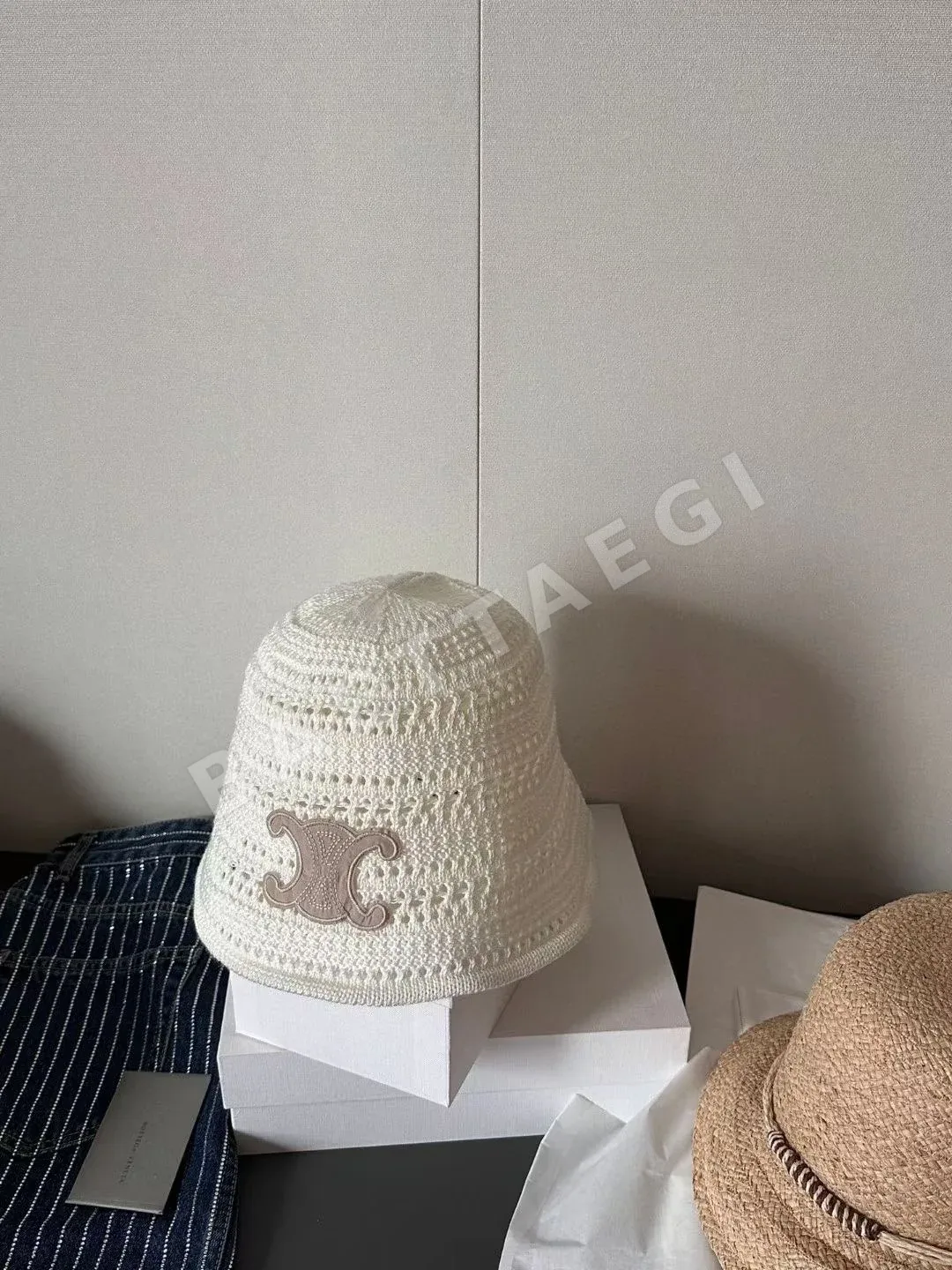셀린느 시스루 메시 피셔맨 햇 상세 이미지 6