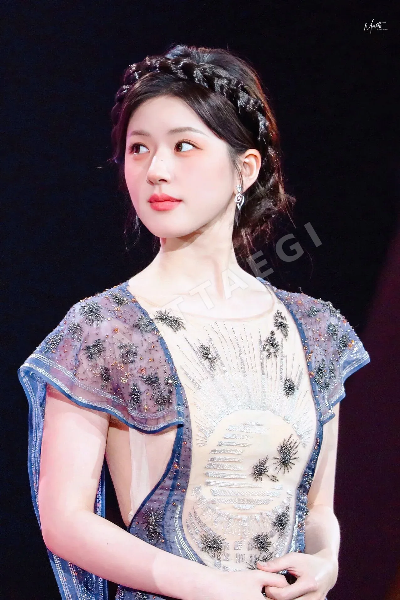 불가리 부채꼴 모자이크 장식 귀걸이 상세 이미지 3