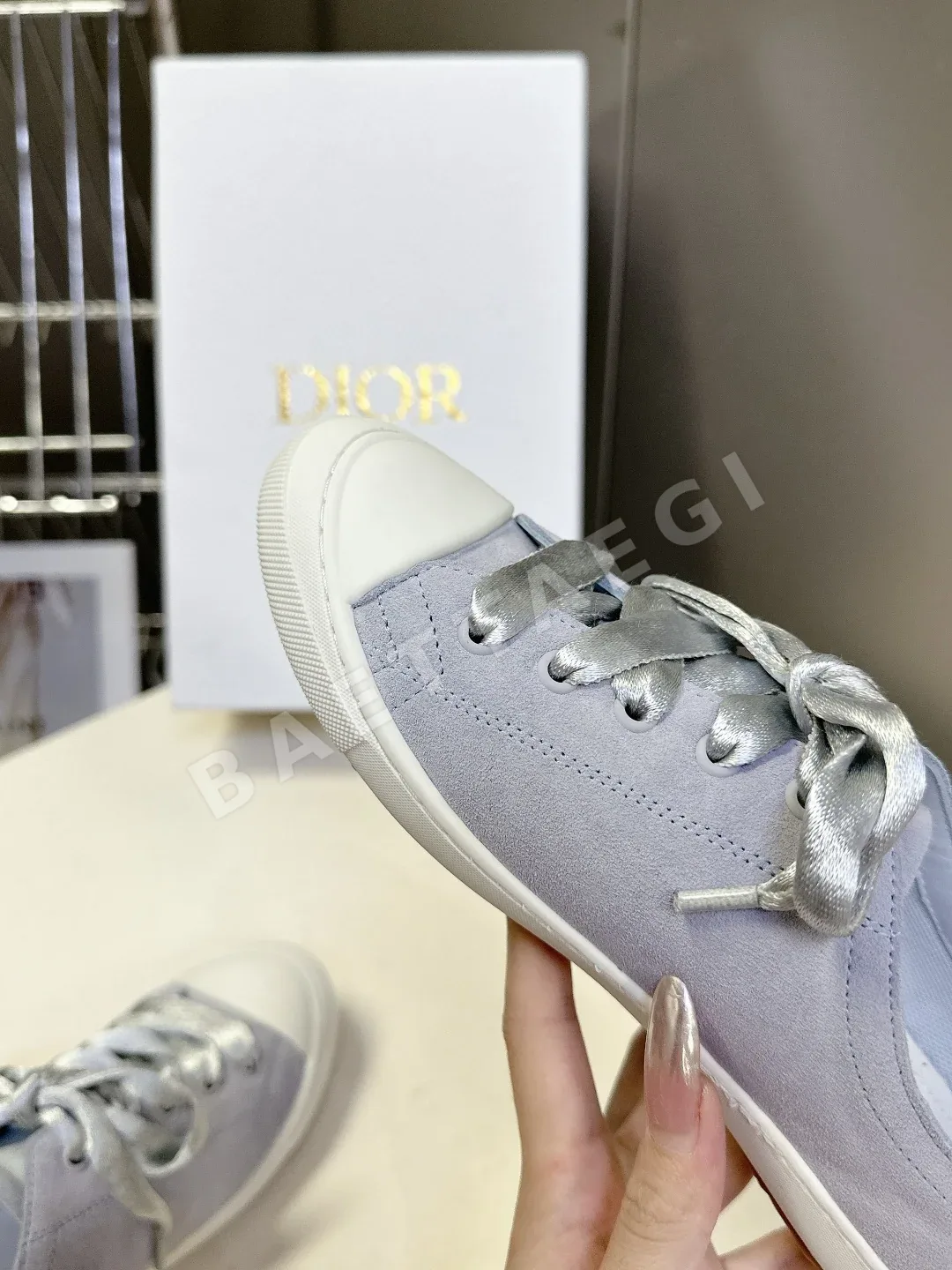 디올 새틴 와이드 레이스 캐주얼 신발 8706 상세 이미지 8