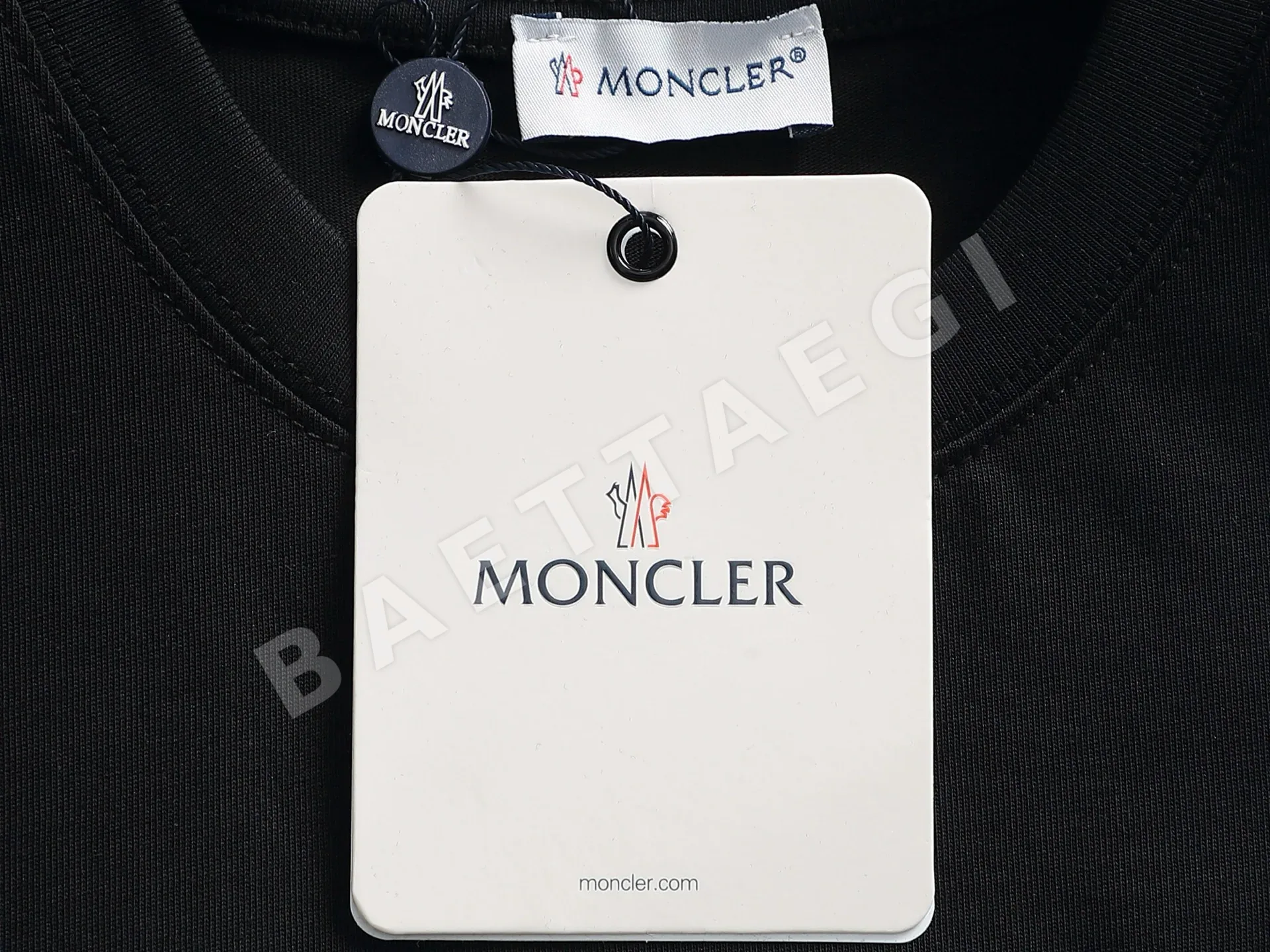 몽클레르 남성 크루넥 반팔 티셔츠 상세 이미지 5