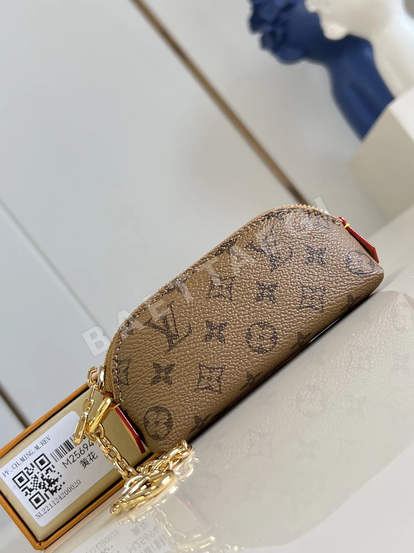 루이비통 옐로우 플라워 미니 메이크업 파우치 M25694