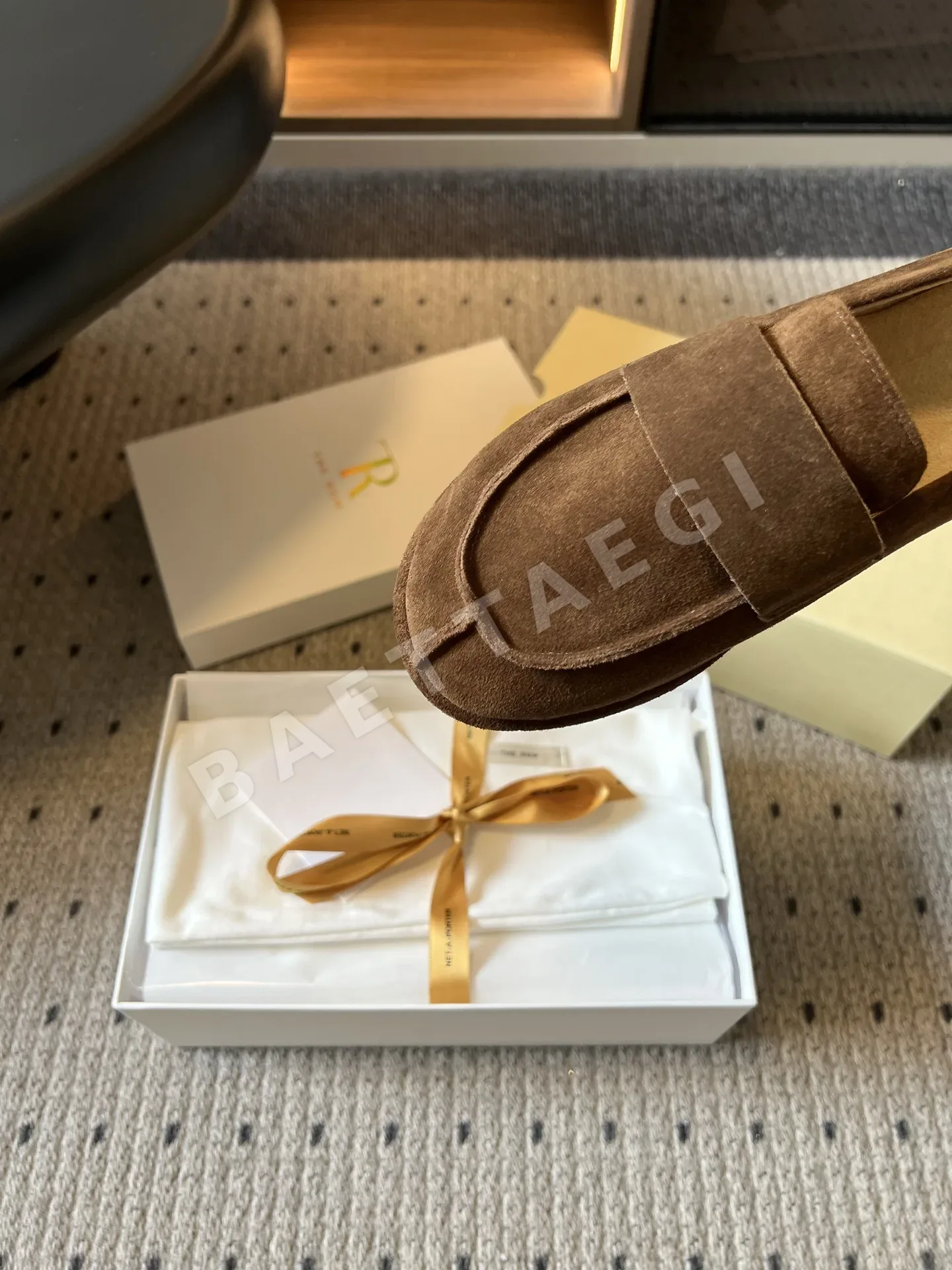 더로우 로퍼 넓은 장식 스트라이프 상세 이미지 7
