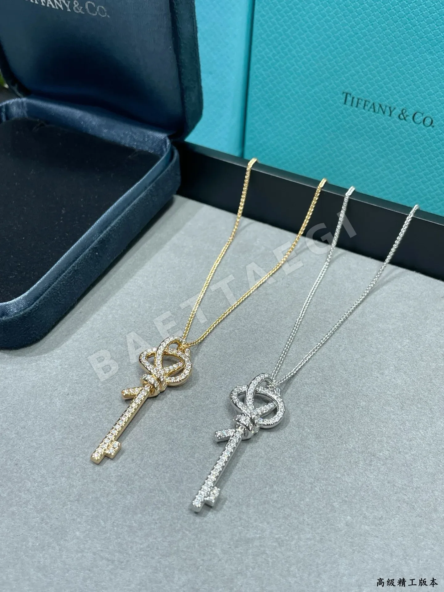 티파니 18K 골드 다이아몬드 키즈 목걸이 상세 이미지 6