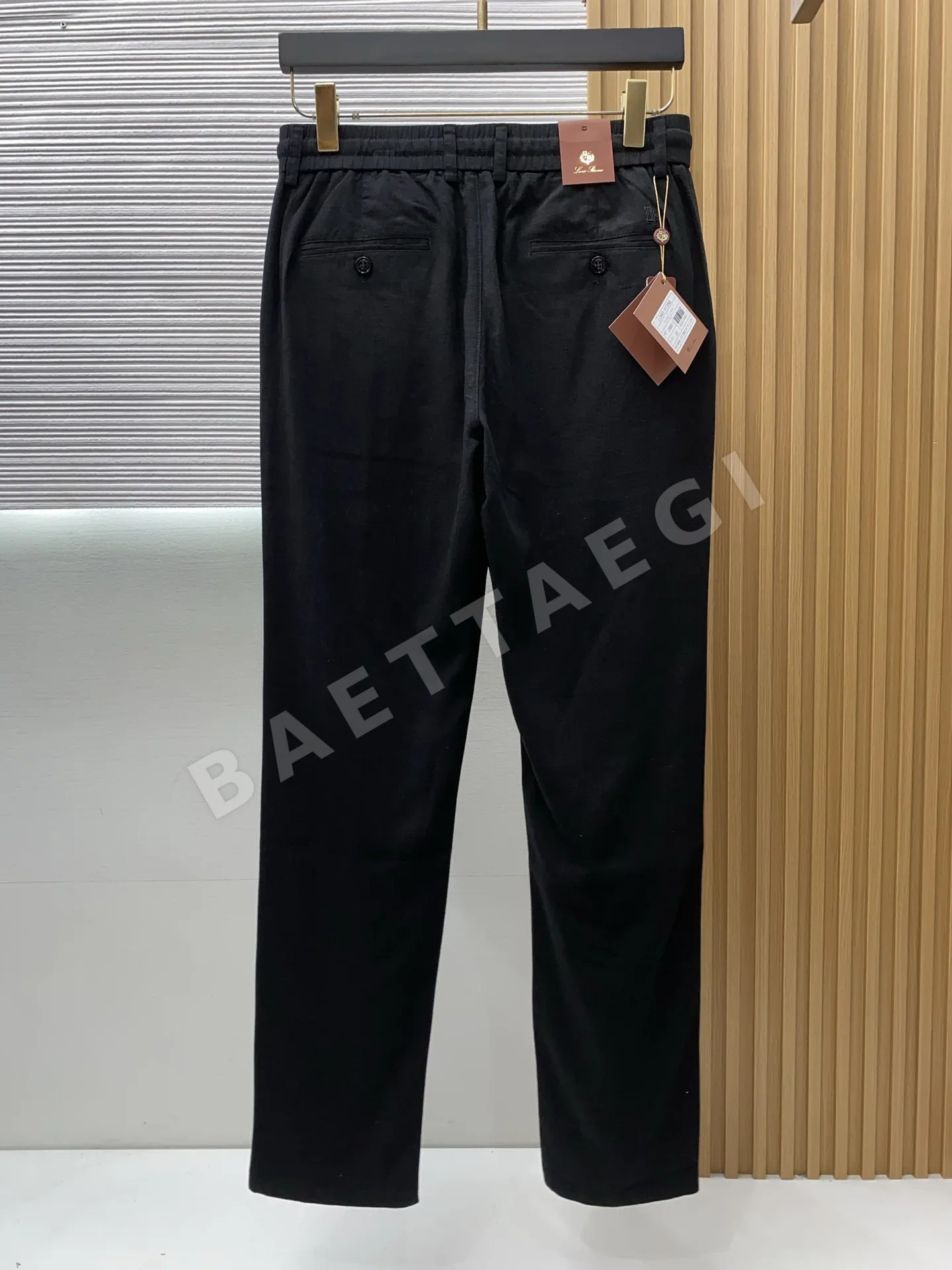 로로피아나 린넨 코튼 혼방 남성 바지 상세 이미지 6