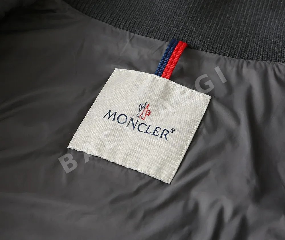 몽클레르 패치워크 울 소매 다운 자켓 상세 이미지 9