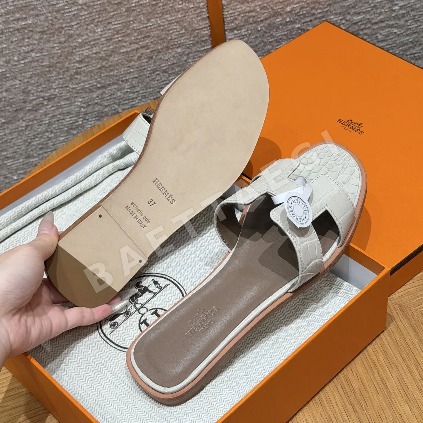 에르메스 오란 슬리퍼 샌들 상세 이미지 7