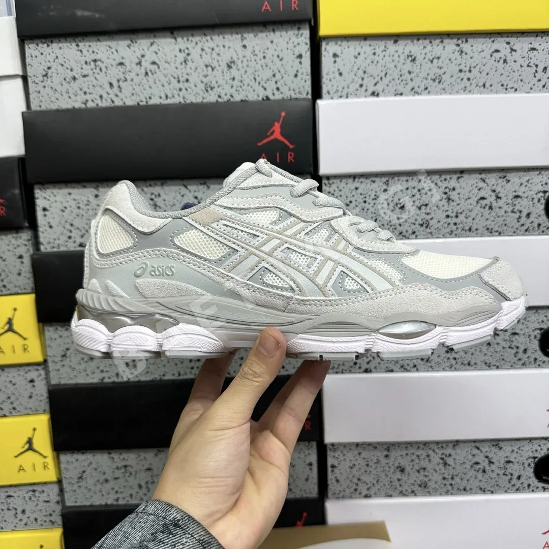 아식스 [WZ] 젤 NYC 1203A663-101 200389 Asics Gel-NYC Cream Cloud Grey 상세 이미지 3