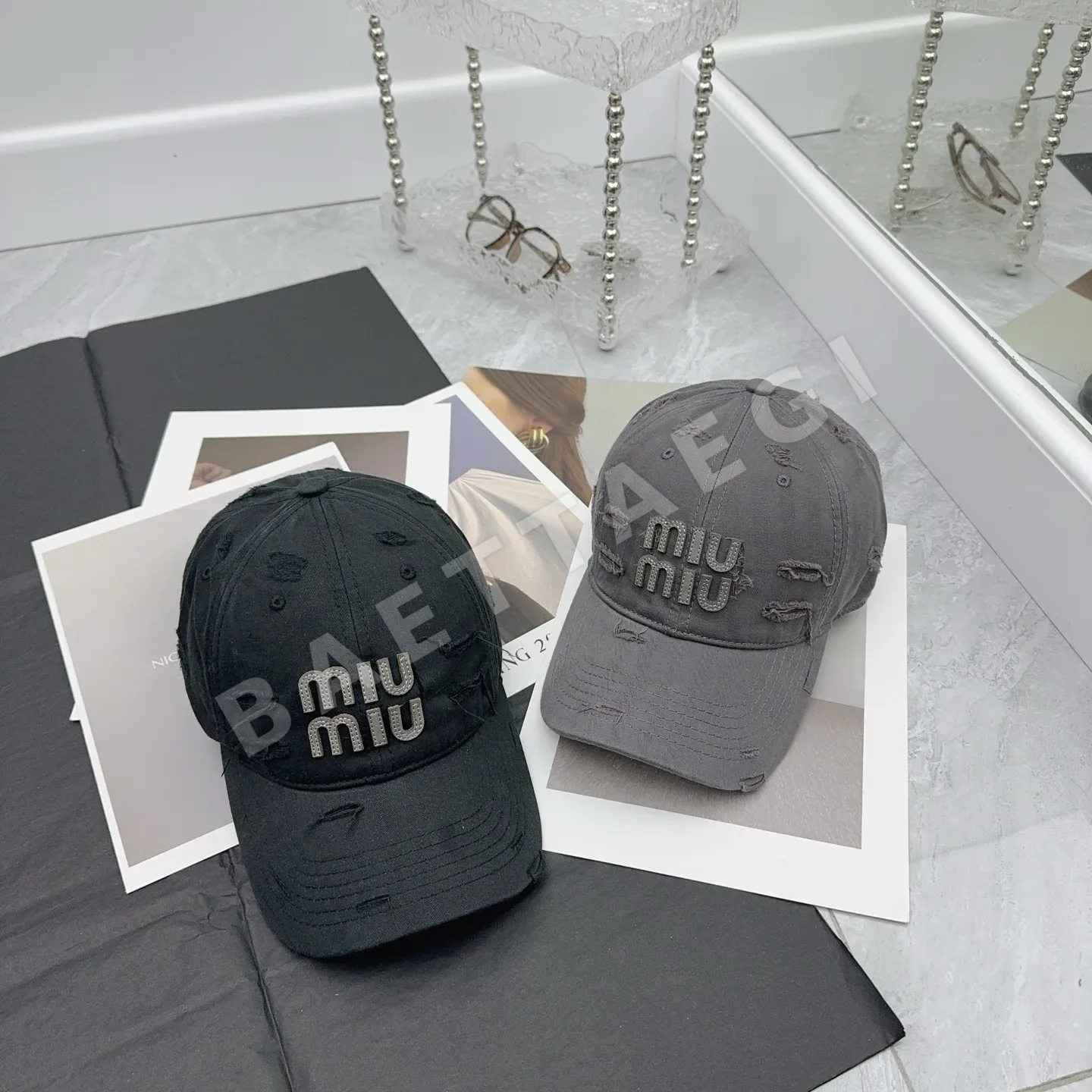 미우미우 모자 80932 Miu Miu Cap 상세 이미지 6