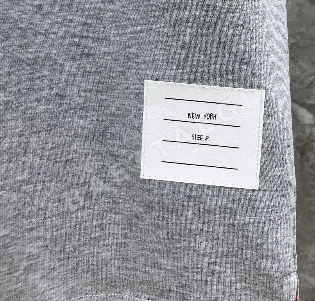 톰브라운 닻 무늬 크루넥 남성 반팔 티셔츠 상세 이미지 7
