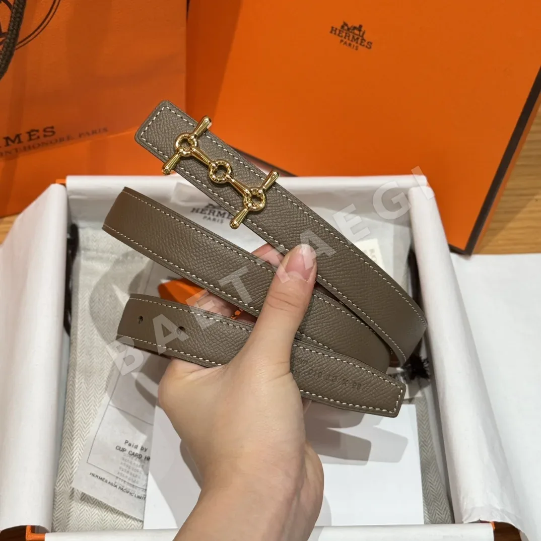 에르메스 H자형 버클 스위프트 앤 앱송 가죽 벨트 상세 이미지 4