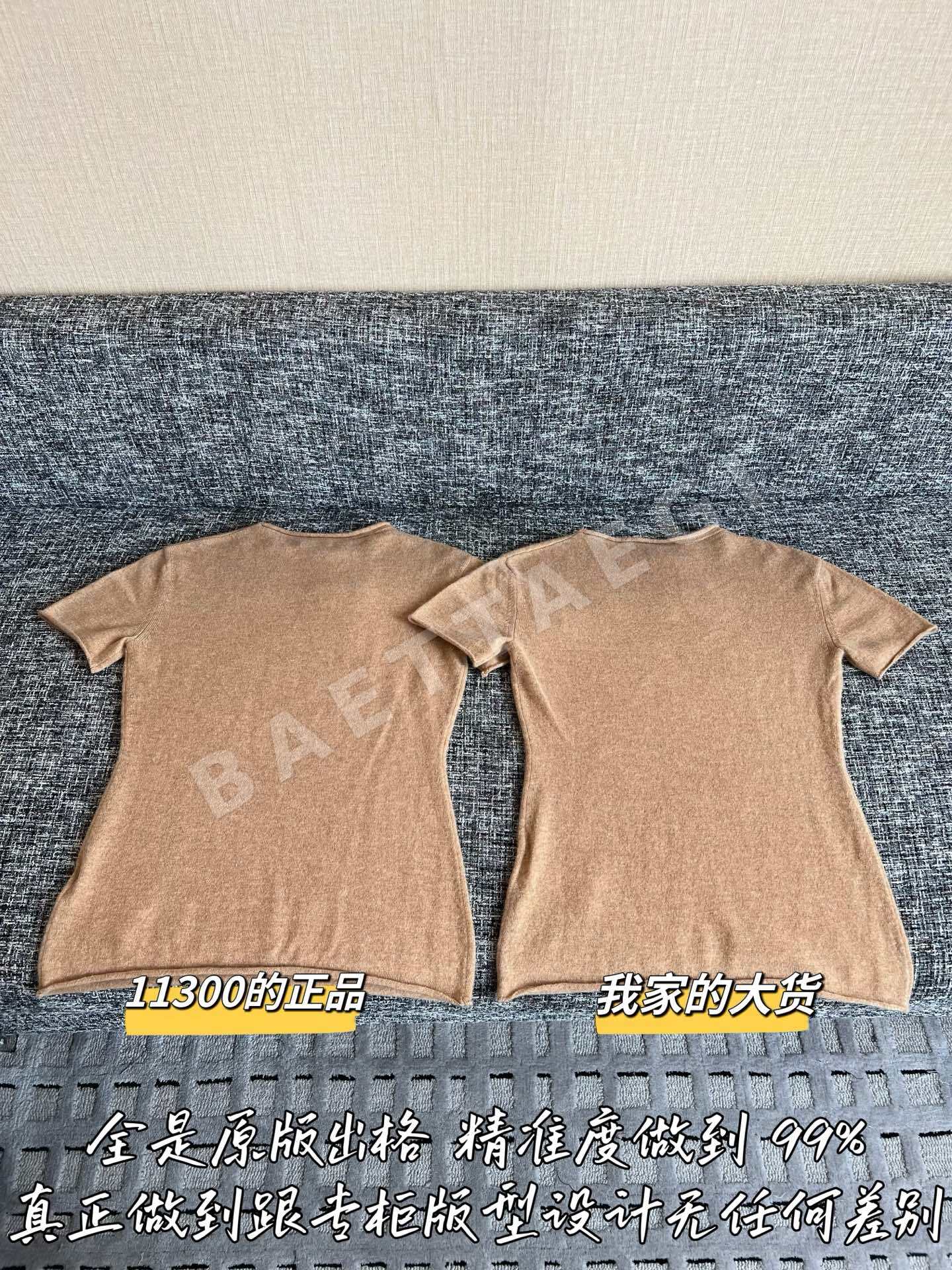 루이비통 여성 울 반팔 티셔츠 상세 이미지 9