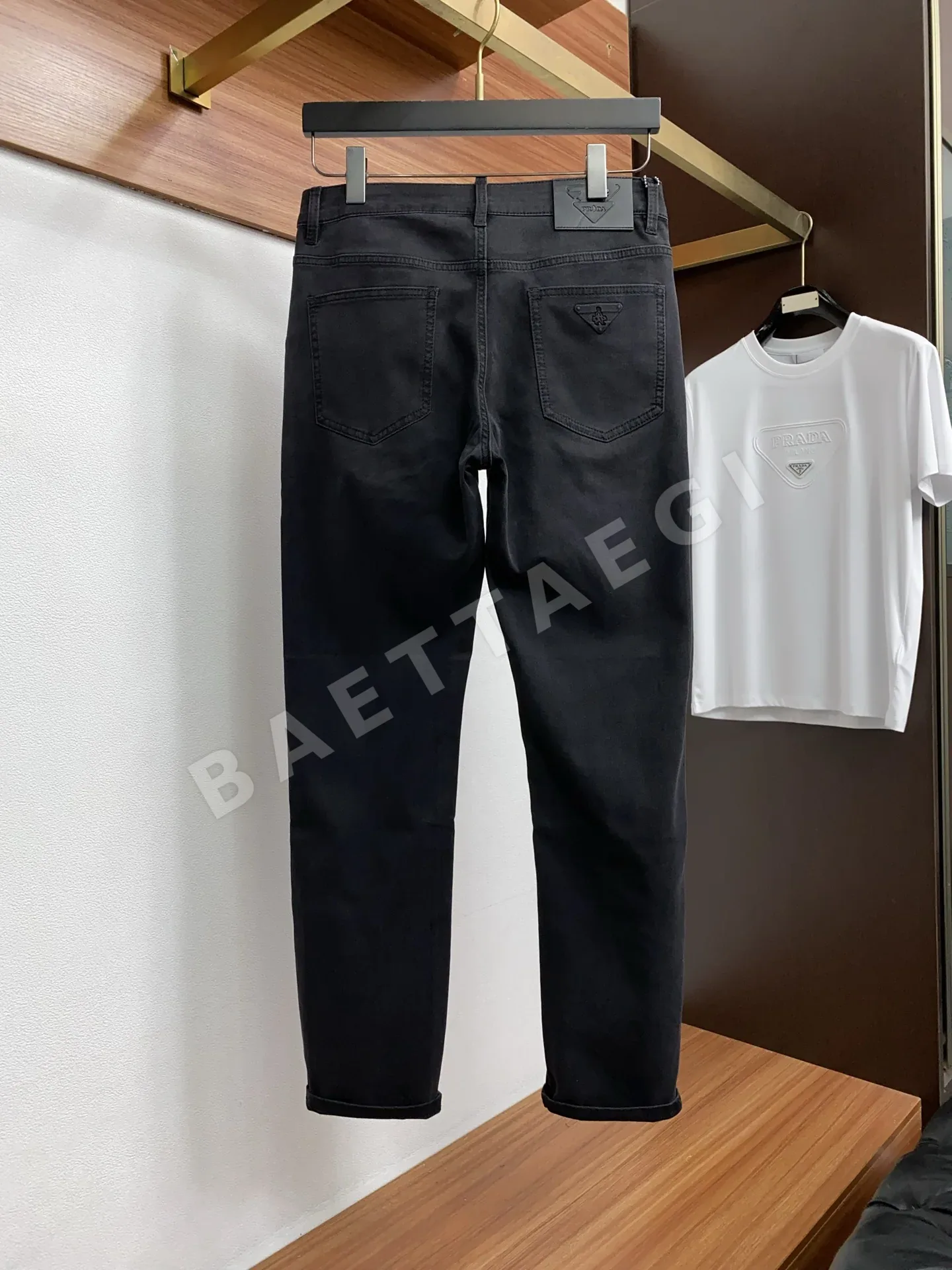 프라다 남성 데님 바지 상세 이미지 8