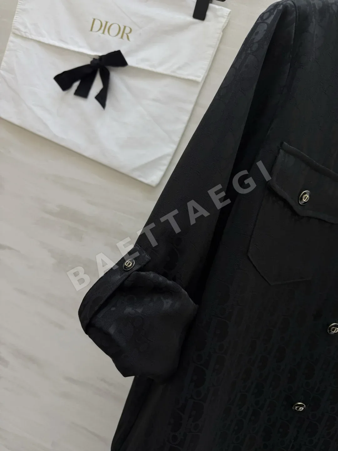 디올 아세테이트 모노그램 셔츠 상세 이미지 7