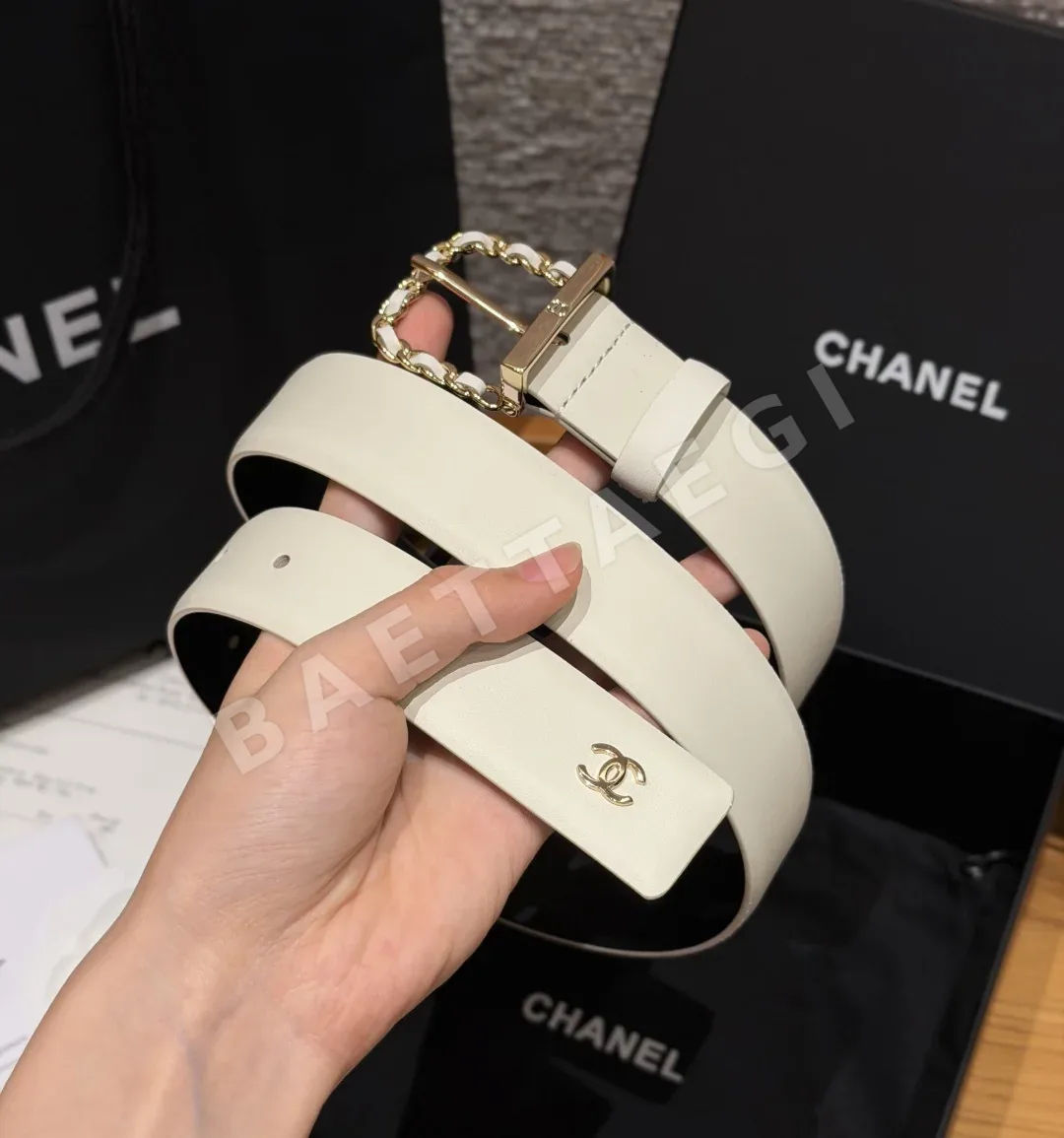 샤넬 카프스킨 메탈 벨트 상세 이미지 2