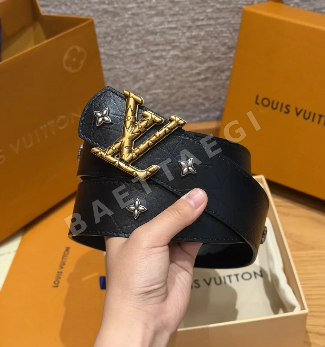 루이비통 LV 이니셜 토리옹 가죽 벨트 상세 이미지 2