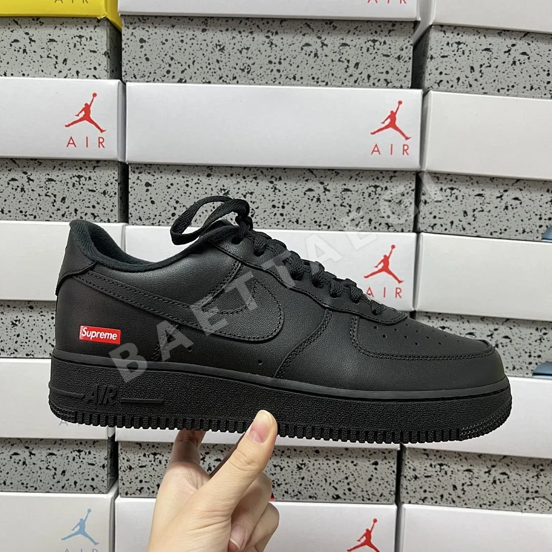 나이키 [MAX] 에어 포스 1 로우 CU9225-001 201086 Nike Air Force 1 Low Supreme Black 상세 이미지 9