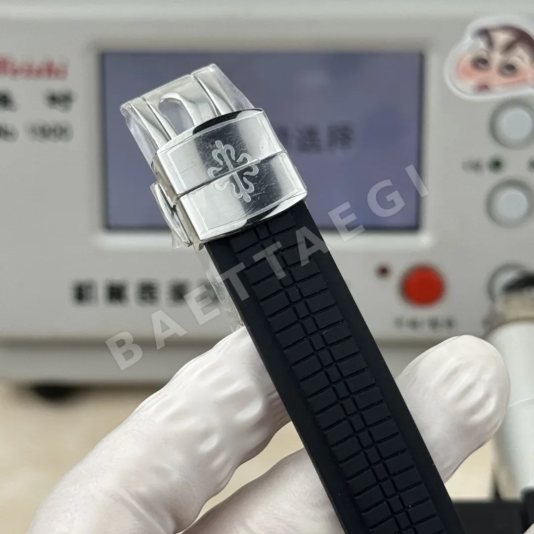 파텍필립 아쿠아넛 자동 남성 시계 38.8MM5168 G5168 G 상세 이미지 9